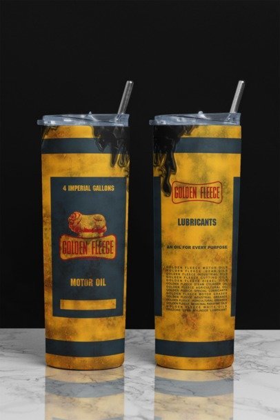 20 oz. Skinny Sublimation "Oil Can" Tumblers