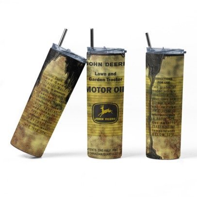 20 oz. Skinny Sublimation "Oil Can" Tumblers