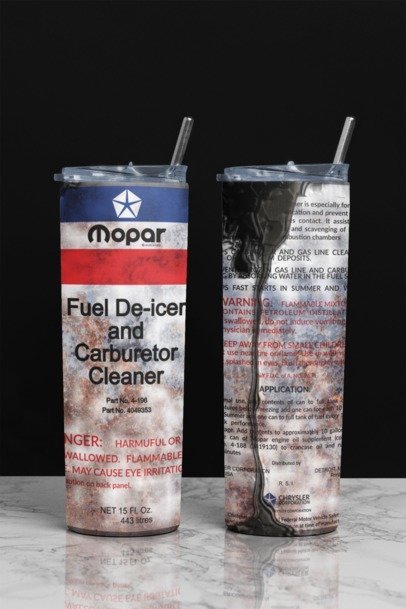 20 oz. Skinny Sublimation "Oil Can" Tumblers