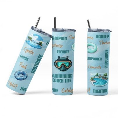 20 oz Skinny Sublimation Occupation Tumblers