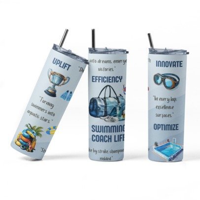 20 oz Skinny Sublimation Occupation Tumblers