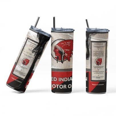 20 oz. Skinny Sublimation "Oil Can" Tumblers