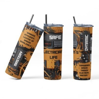 20 oz Skinny Sublimation Occupation Tumblers
