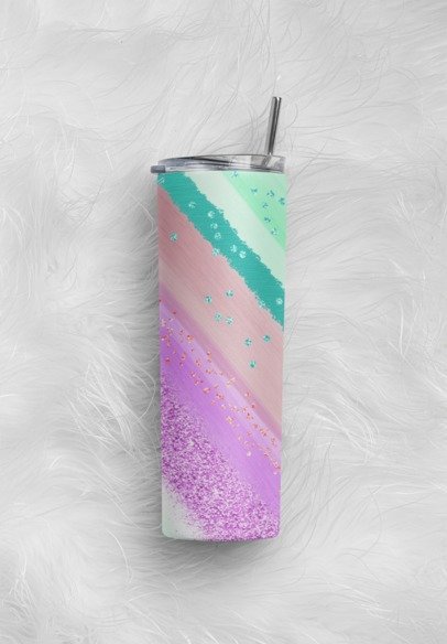 20 oz. Skinny Sublimation Tumblers- Patterns