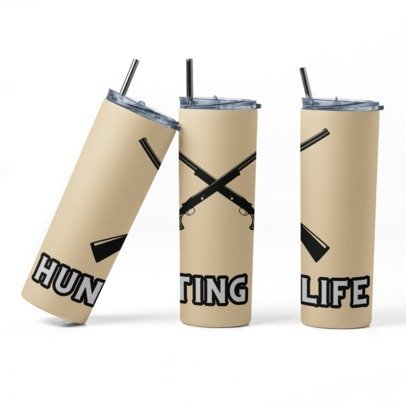 20 oz. Skinny Sublimation Tumblers- Hunting Group 1