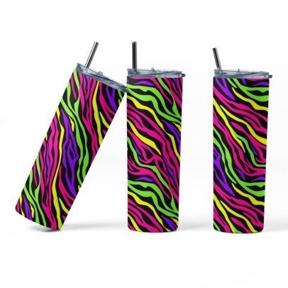 20 oz. Skinny Sublimated Tumblers- Animal Prints