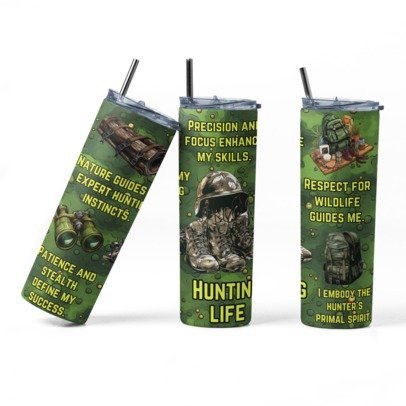 20 oz Skinny Sublimation Occupation Tumblers