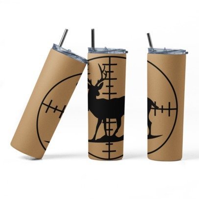 20 oz. Skinny Sublimation Tumblers- Hunting Group 1