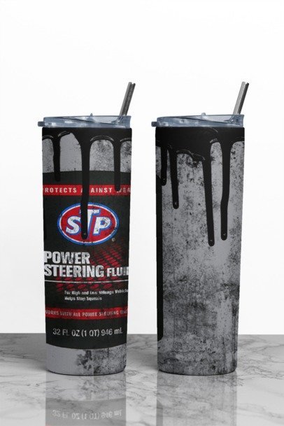 20 oz. Skinny Sublimation "Oil Can" Tumblers