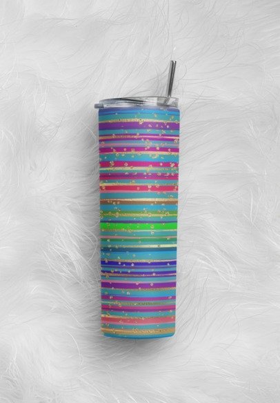 20 oz. Skinny Sublimation Tumblers- Patterns