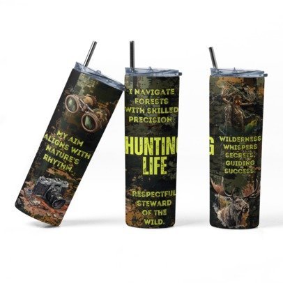 20 oz Skinny Sublimation Occupation Tumblers