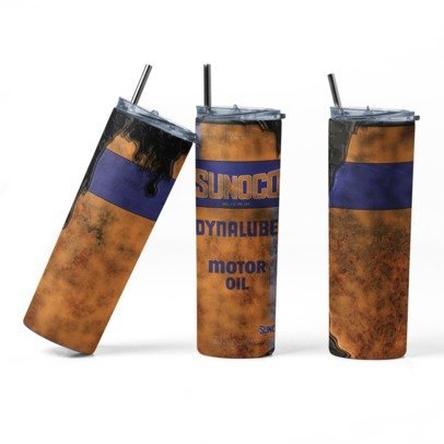 20 oz. Skinny Sublimation "Oil Can" Tumblers
