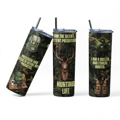 20 oz Skinny Sublimation Occupation Tumblers
