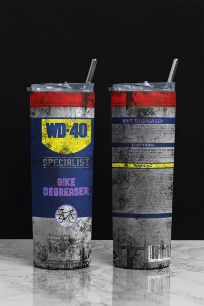 20 oz. Skinny Sublimation "Oil Can" Tumblers