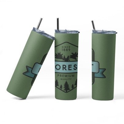 20 oz. Skinny Sublimation Tumblers- Hunting Group 1