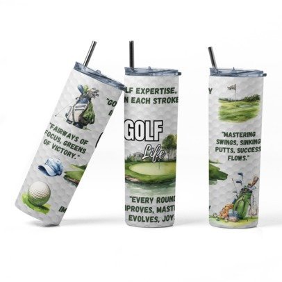 20 oz Skinny Sublimation Occupation Tumblers
