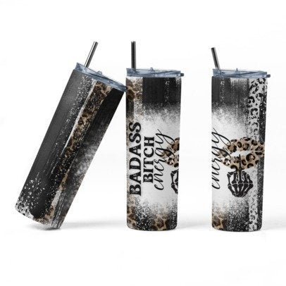 20 oz. Skinny Sublimation Tumblers- Sarcastic