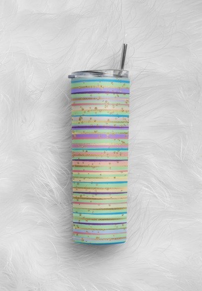 20 oz. Skinny Sublimation Tumblers- Patterns