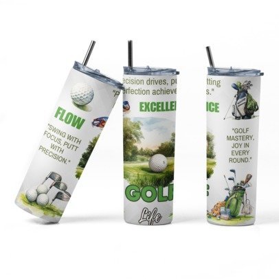 20 oz Skinny Sublimation Occupation Tumblers