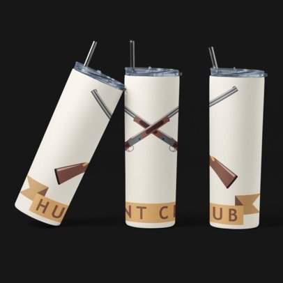 20 oz. Skinny Sublimation Tumblers- Hunting Group 1