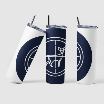 20 oz. Skinny Sublimation Tumblers- Hunting Group 1