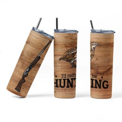 20 oz. Skinny Sublimation Tumblers- Hunting Group 1