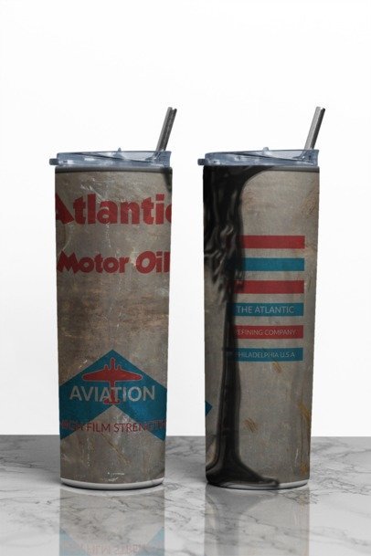 20 oz. Skinny Sublimation "Oil Can" Tumblers