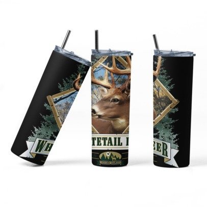 20 oz. Skinny Sublimation Tumblers- Hunting Group 1