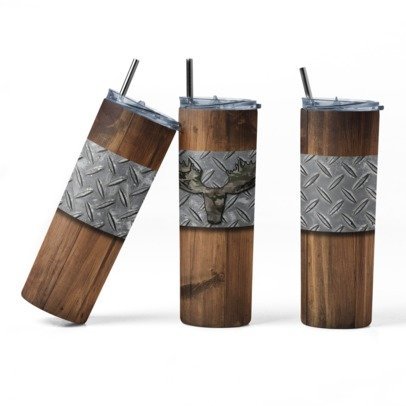 20 oz. Skinny Sublimation Tumblers- Hunting Group 1