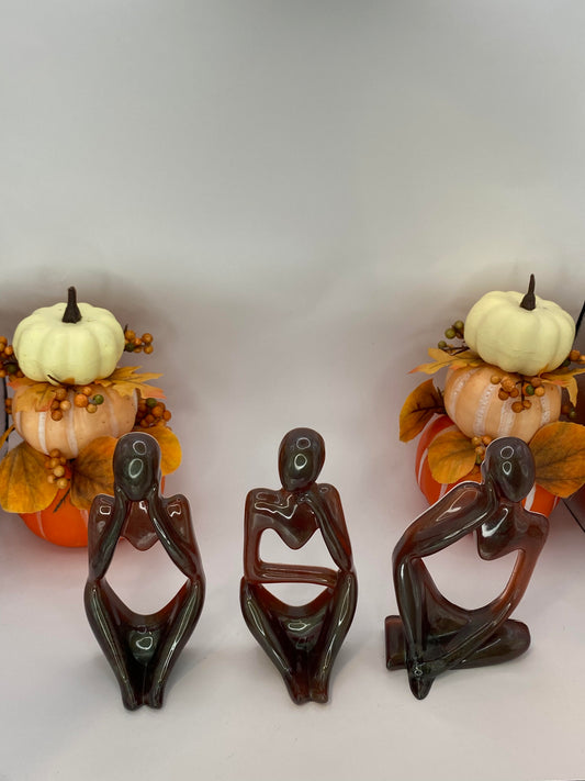Set of 3 "Thinkers"